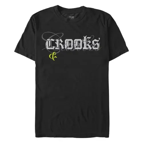 Overlay Dark Logo Short Sleeve Graphic T-Shirt by Crooks & Castles