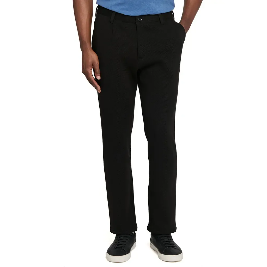 Cotton Blend Slim Straight Leg Pants by W.R.K