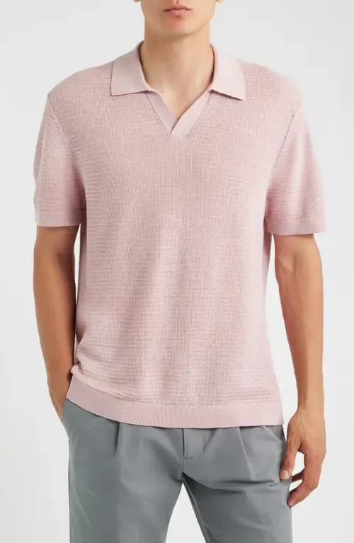 Brenan Linen Blend Polo by Theory