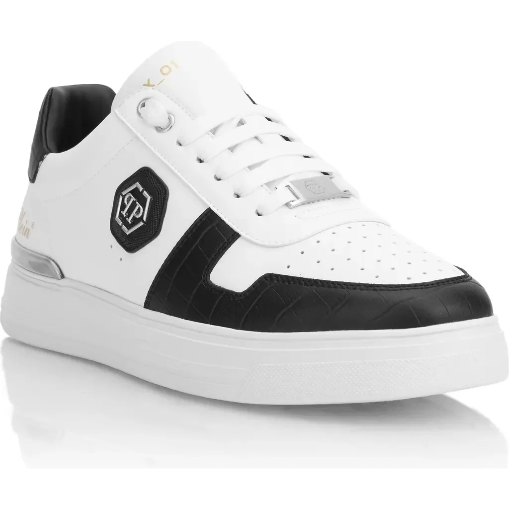 T-Rex_01 Nappa and Cocco Sneakers by PHILIPP PLEIN