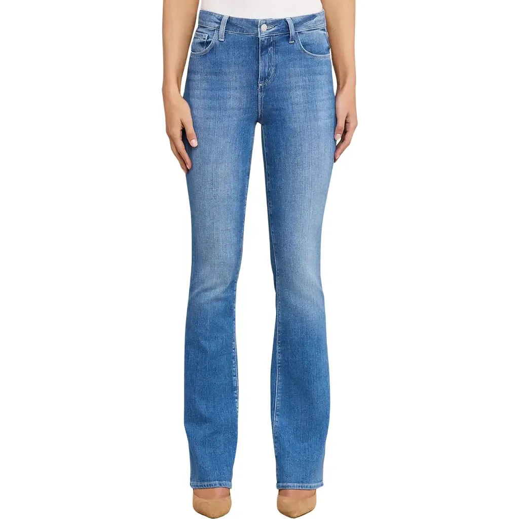 Selma High Waist Sleek Baby Bootcut Jeans by L'AGENCE