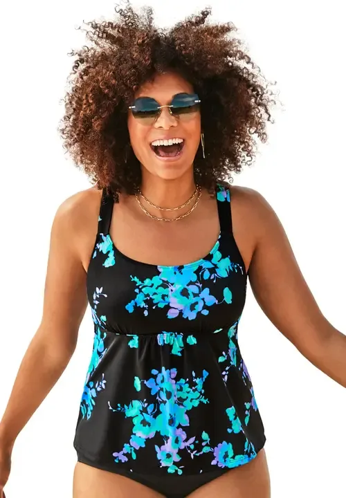 Flared Tankini Top