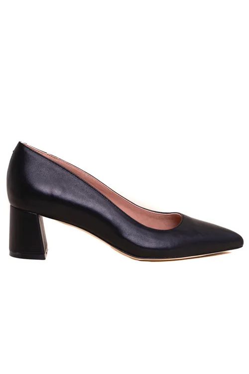 Lower Block Heel Pump by ALLY Shoes