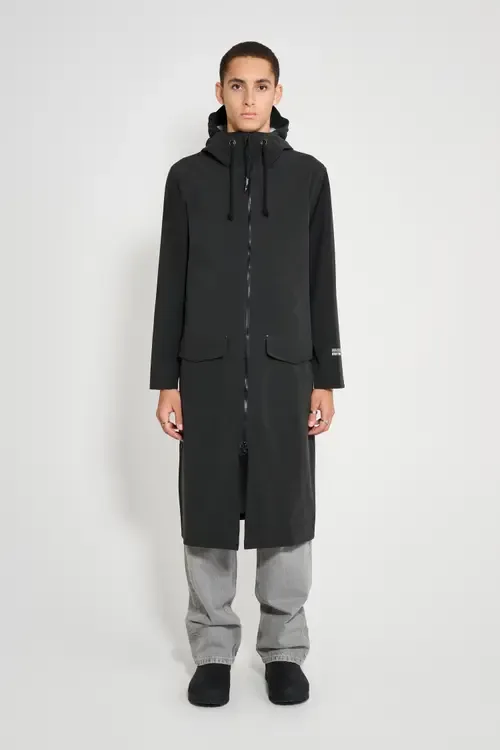 Stockholm Long Patch Matte Raincoat by Stutterheim