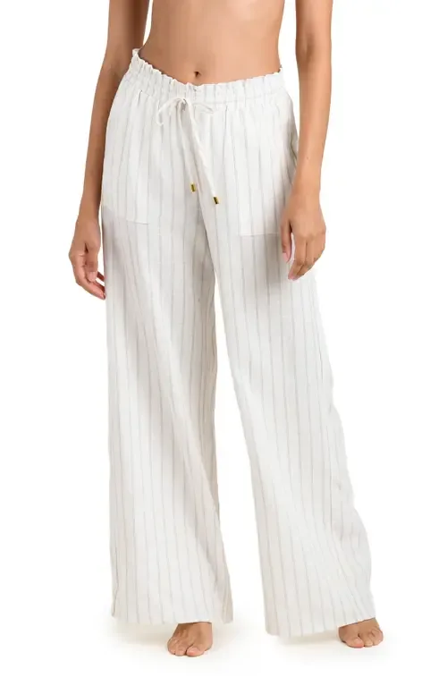 Delphine Coast Wide Leg Cover-Up Pants by La Blanca
