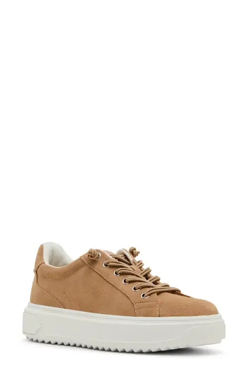 Greer Waterproof Sneaker in Almond Suede by Blondo