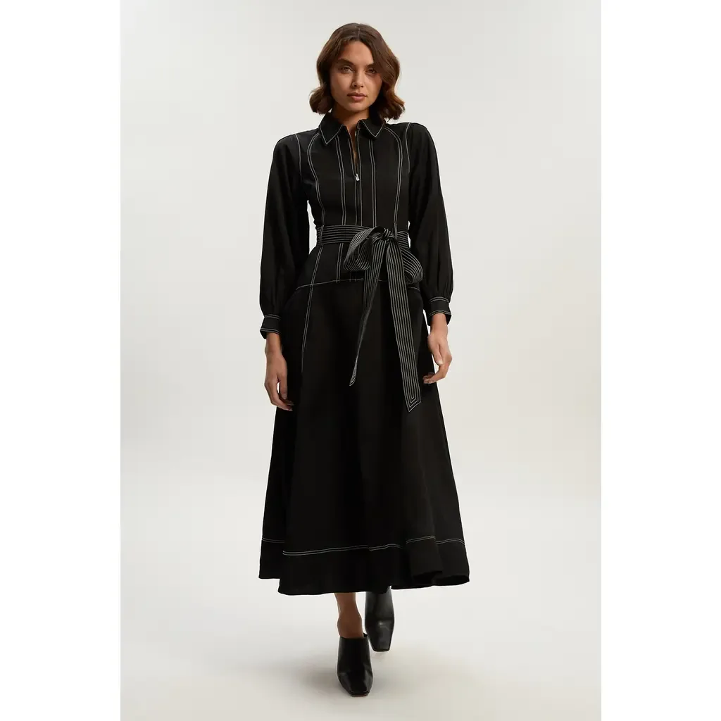 Twill Maxi Dress by Karen Millen
