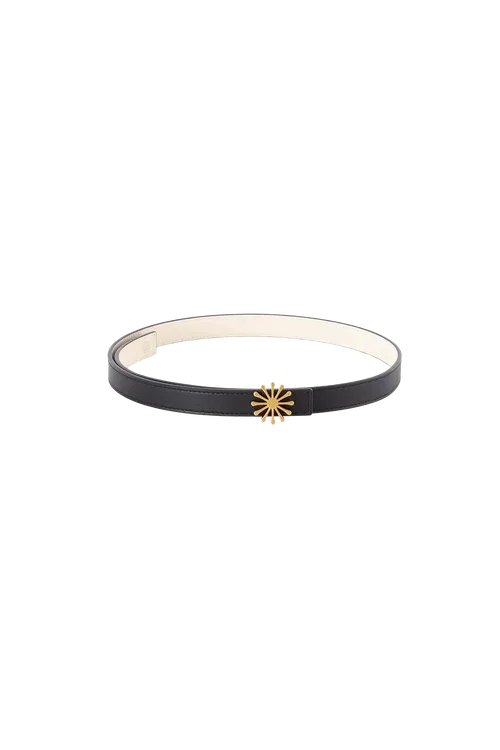 12AM Reversible Leather Belt by Esthera
