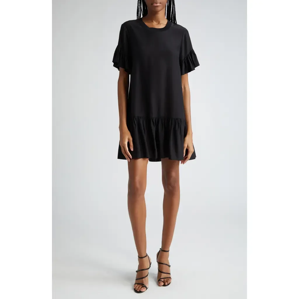 Leilah Silk Swing Dress by Cinq à Sept