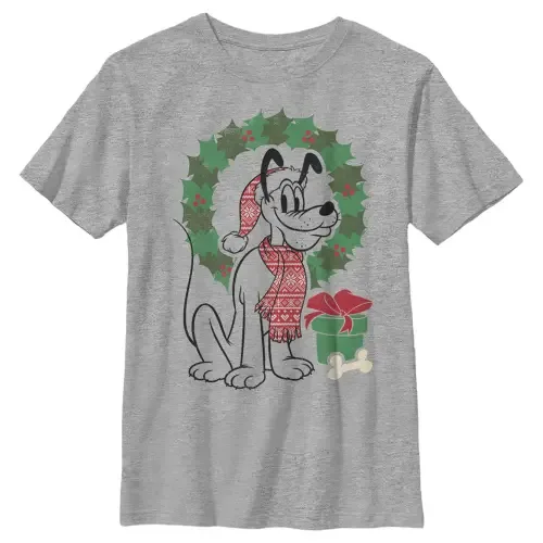 Shamrock Pluto Bow Tie Short Sleeve Graphic T-Shirt by Mickey & Friends