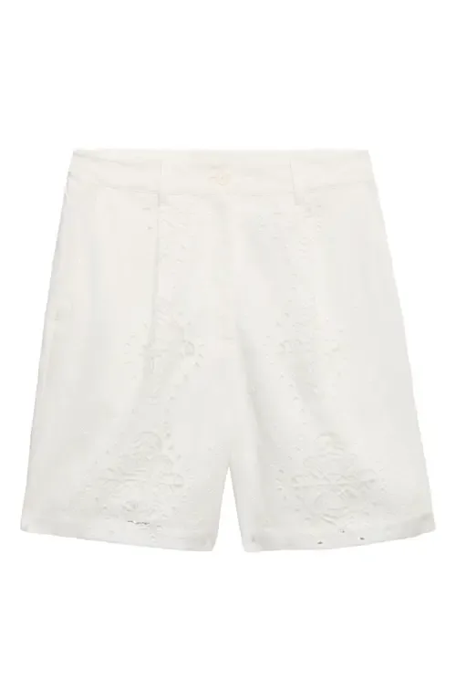 Floral Embroidered Cutwork Cotton Shorts by PER UNA BY M&S