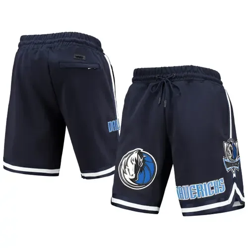Pro Standard Navy Dallas Mavericks Chenille Shorts by PRO STANDARD