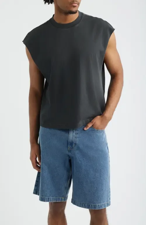Boxy Crop Cutoff Cotton Tank by BP.