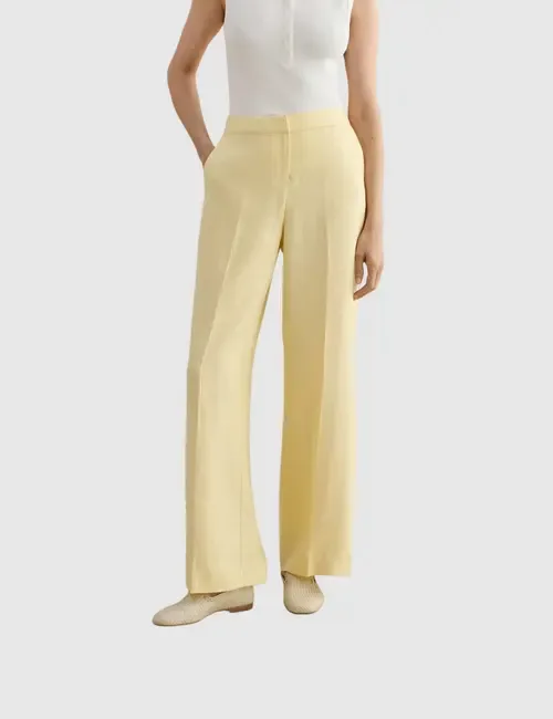Adalee High-Waist Linen Trousers by HOBBS LONDON