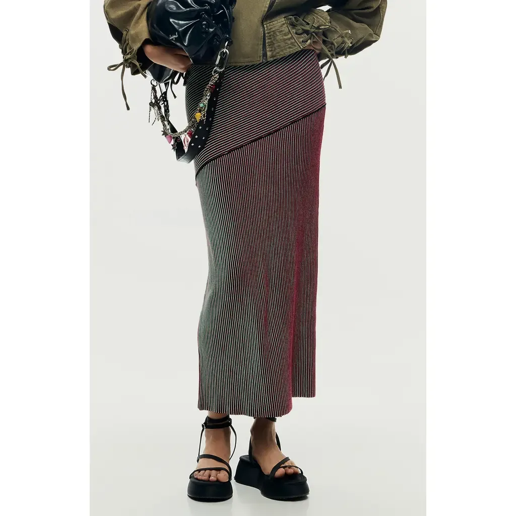 Stripe Maxi Skirt by Desigual