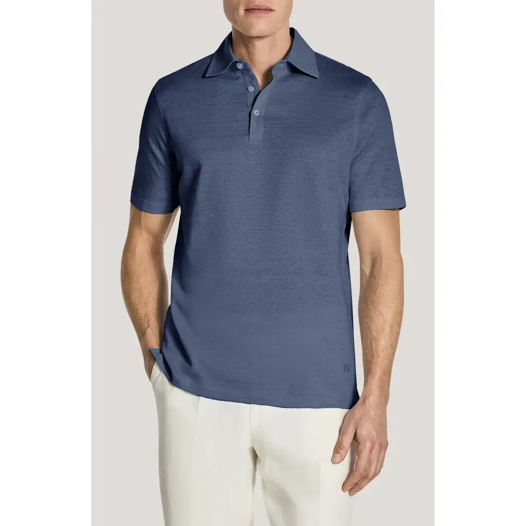 Davis Cotton Blend Piqué Polo by Jack Victor