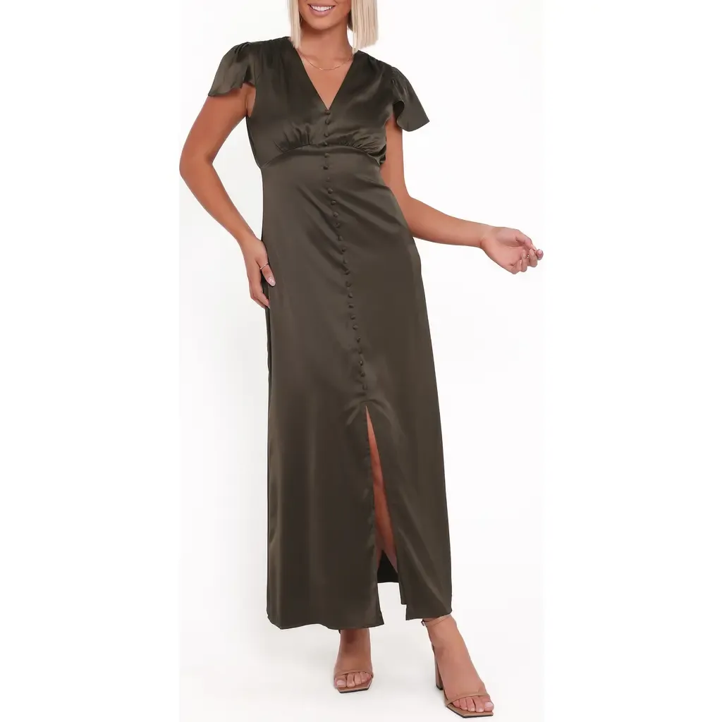 Dean Satin Dress by Petal & Pup