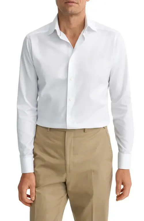 Contemporary Fit Cotton Twill Dress Shirt by Eton