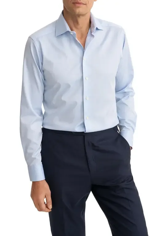 Contemporary Fit Cotton Twill Dress Shirt