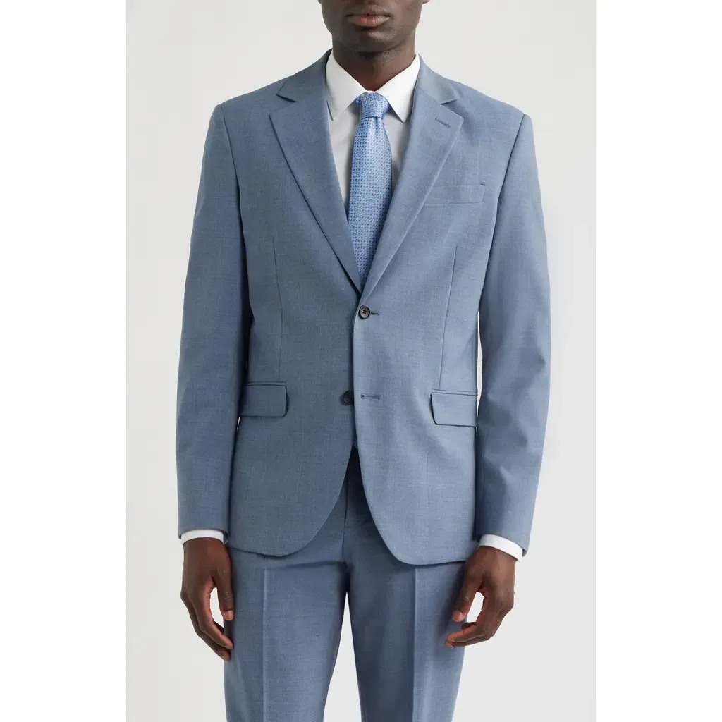 Henrik Trim Fit Solid Stretch Wool Suit Jacket by Nordstrom