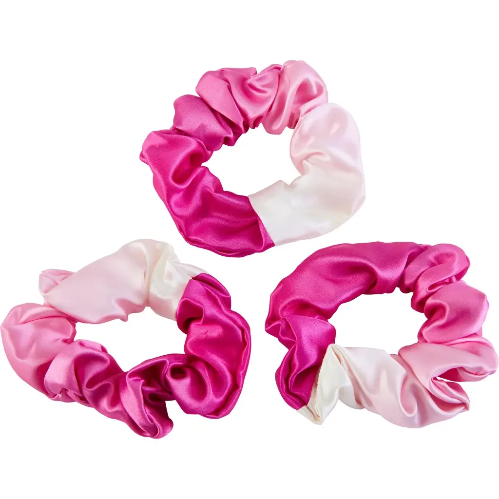 3-Pack Silk Scrunchies by BLISSY