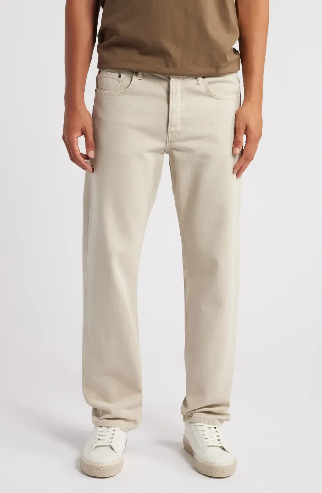 The Straight Leg Canvas Jeans