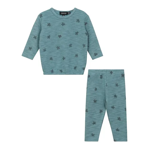 Butterfly Turtle Printed Top and Pants Set by Space Grey