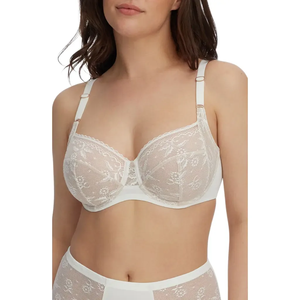 Lacy Underwire Full Coverage Bra