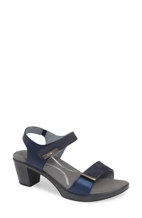 Intact Sandal in Navy/Polar Sea Leather by Naot