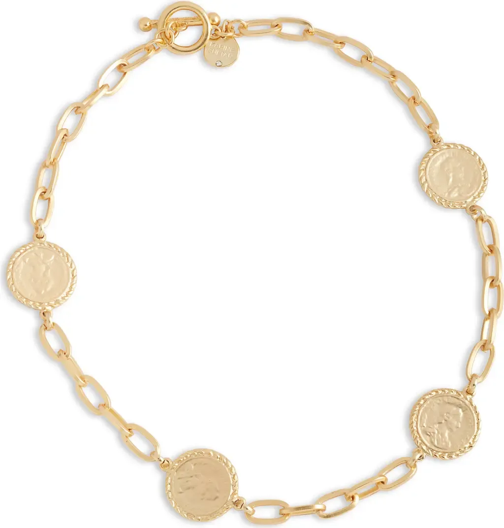 Coin Station Necklace by Karine Sultan