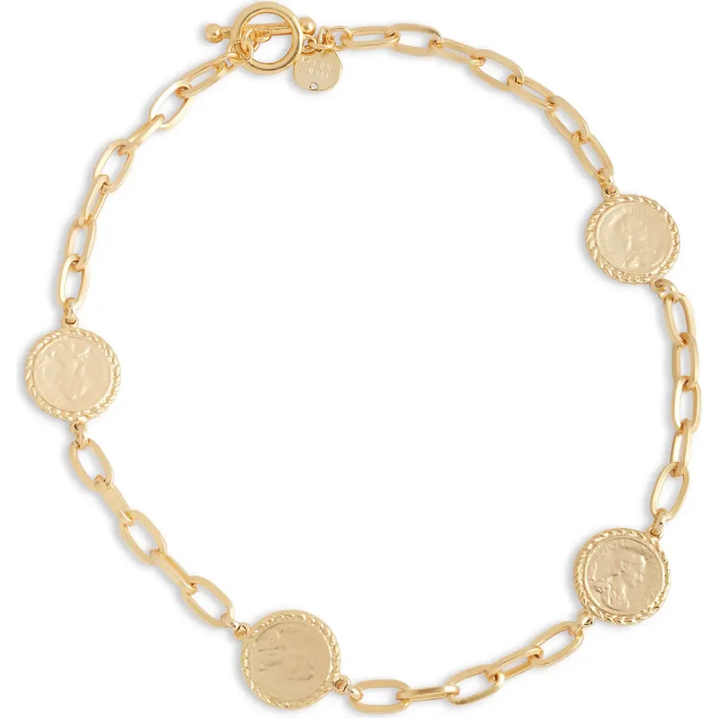 Coin Station Necklace by Karine Sultan