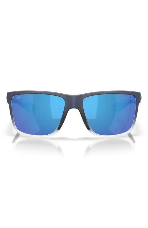 58mm Broadbill II Polarized Rectangle Sunglasses by Costa Del Mar