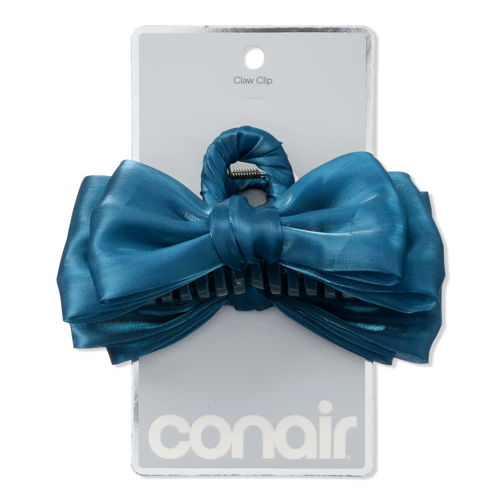 Fabric-Wrapped Bow Claw Clip by Conair Accessories
