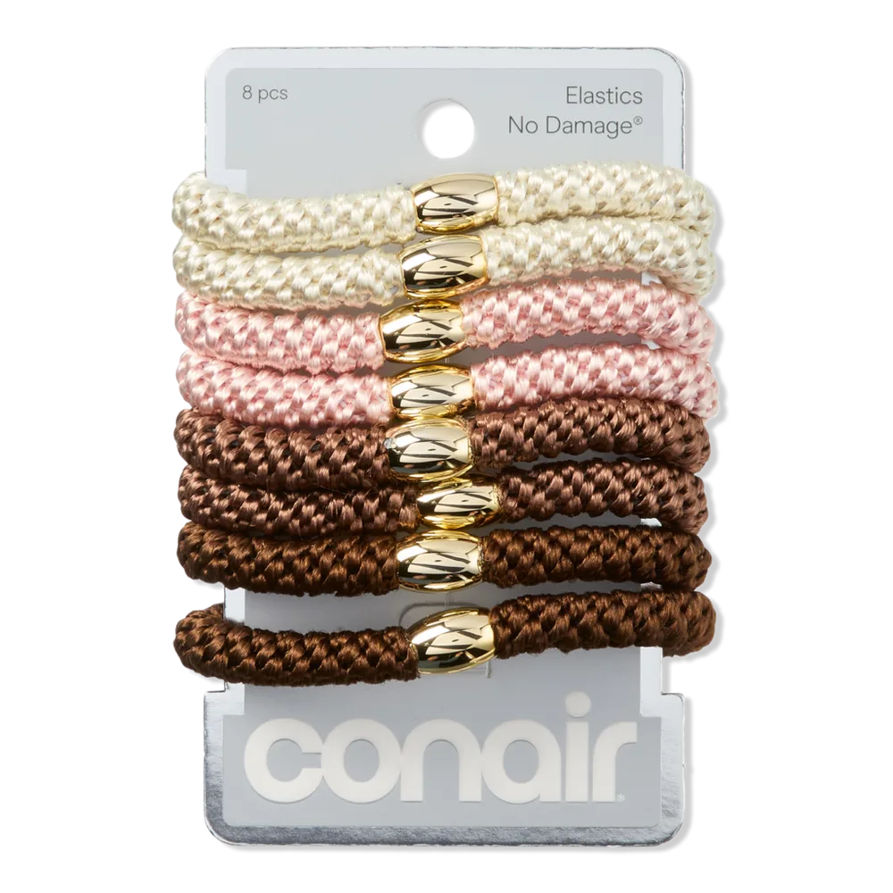 Hair Ties with Beads 8 Pk by Conair Accessories