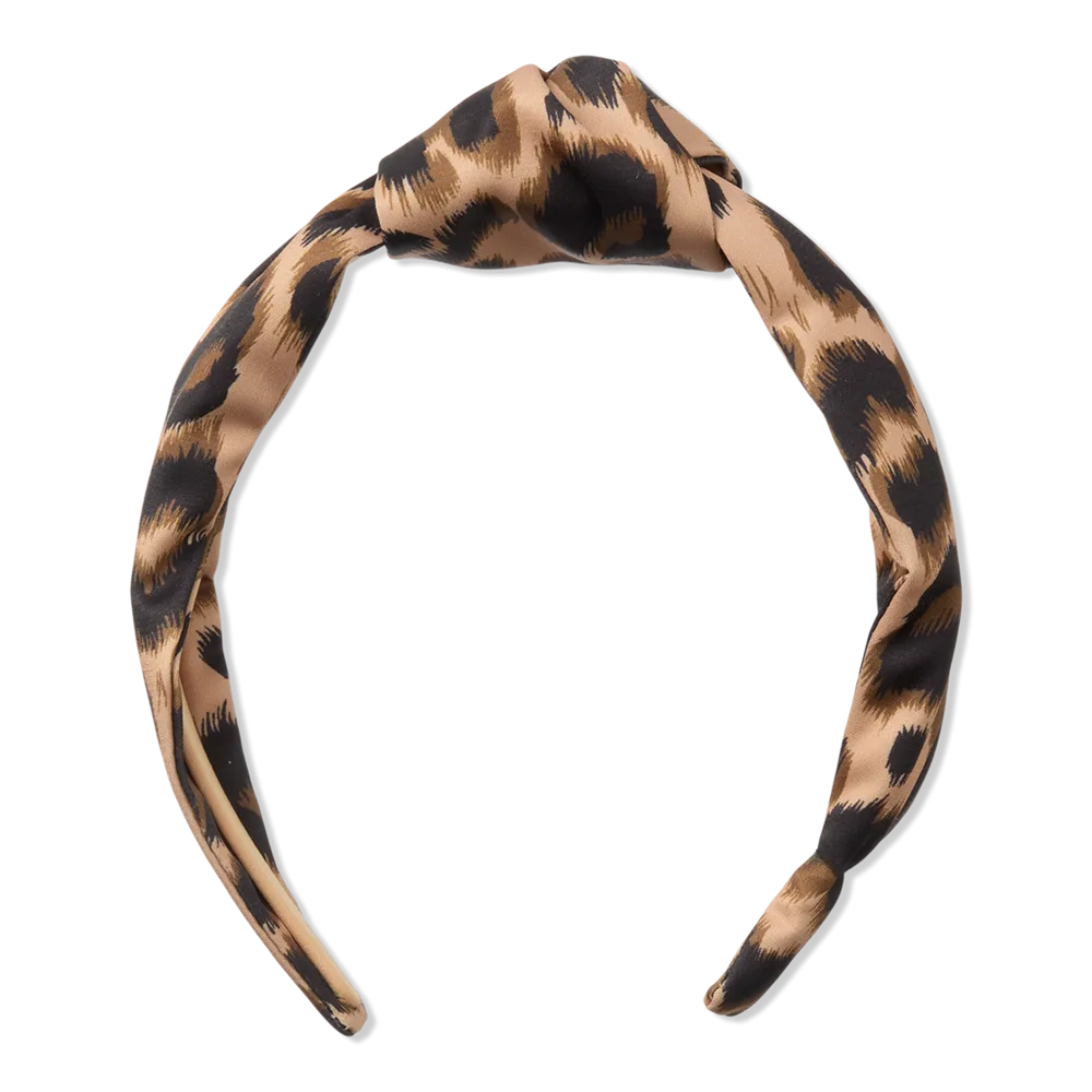 Knotted Animal Print Headband