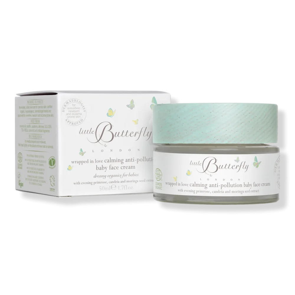 Wrapped in Love Calming Anti-Pollution Baby Face Cream by Little Butterfly London