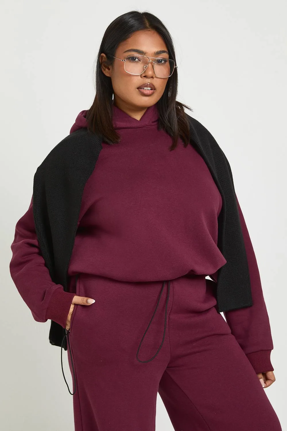 Plus Toggle Oversized Hoodie by boohoo
