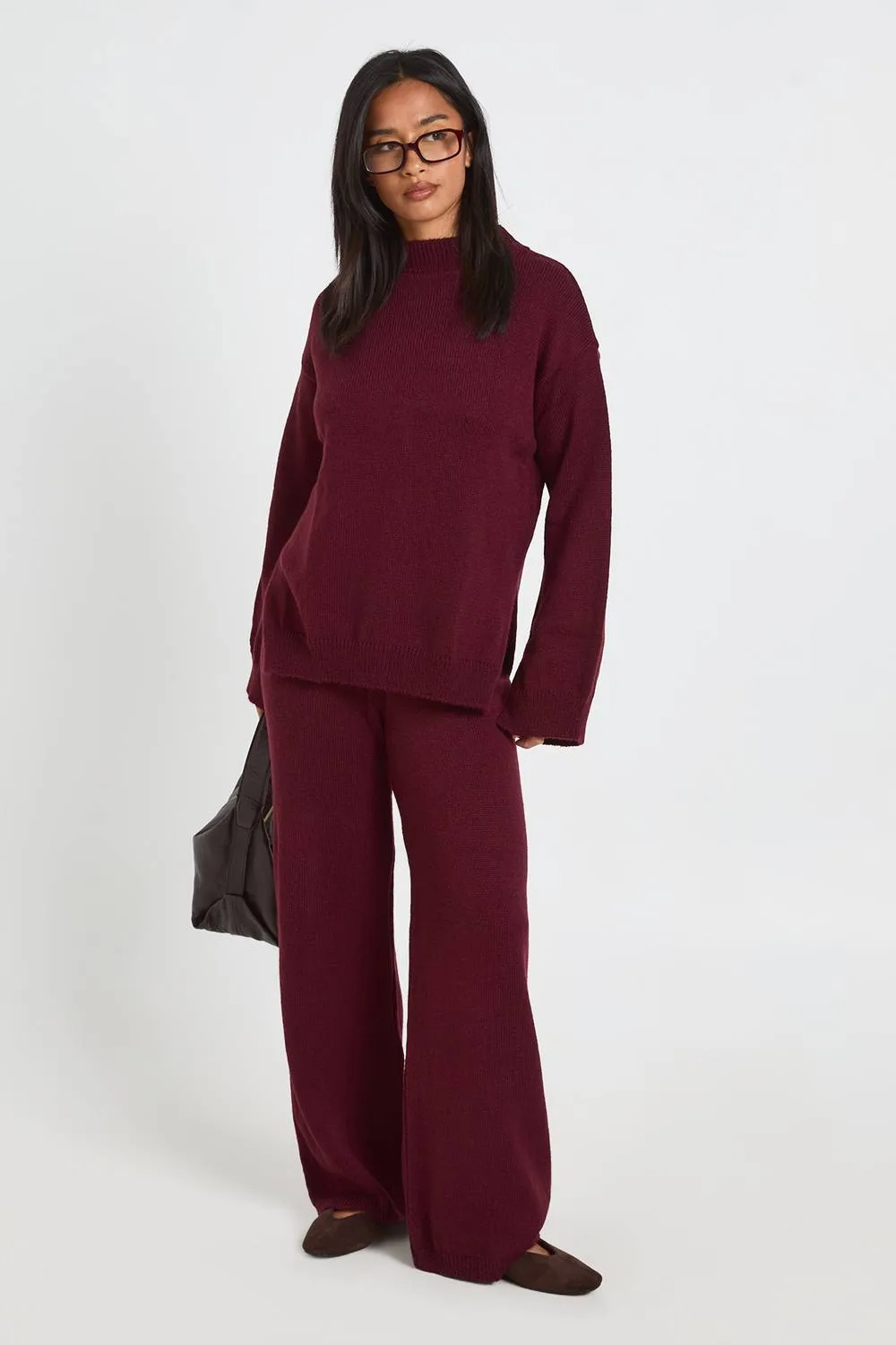 Soft Knit Jumper & Flares Knitted Co-Ord