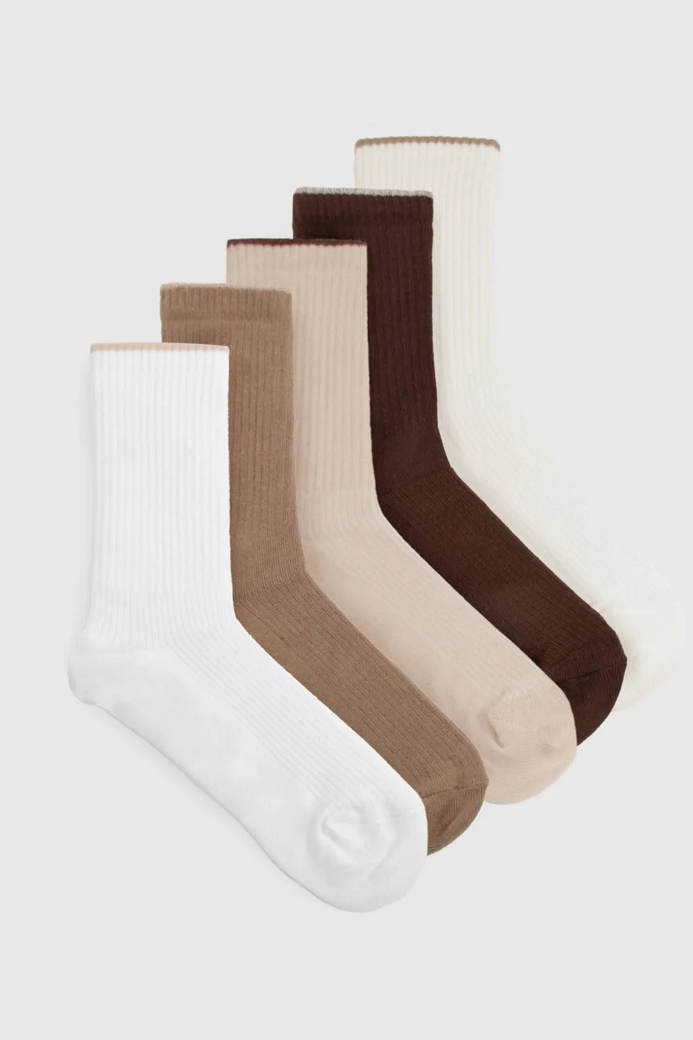 Thick Ribbed Sock 5 Pack