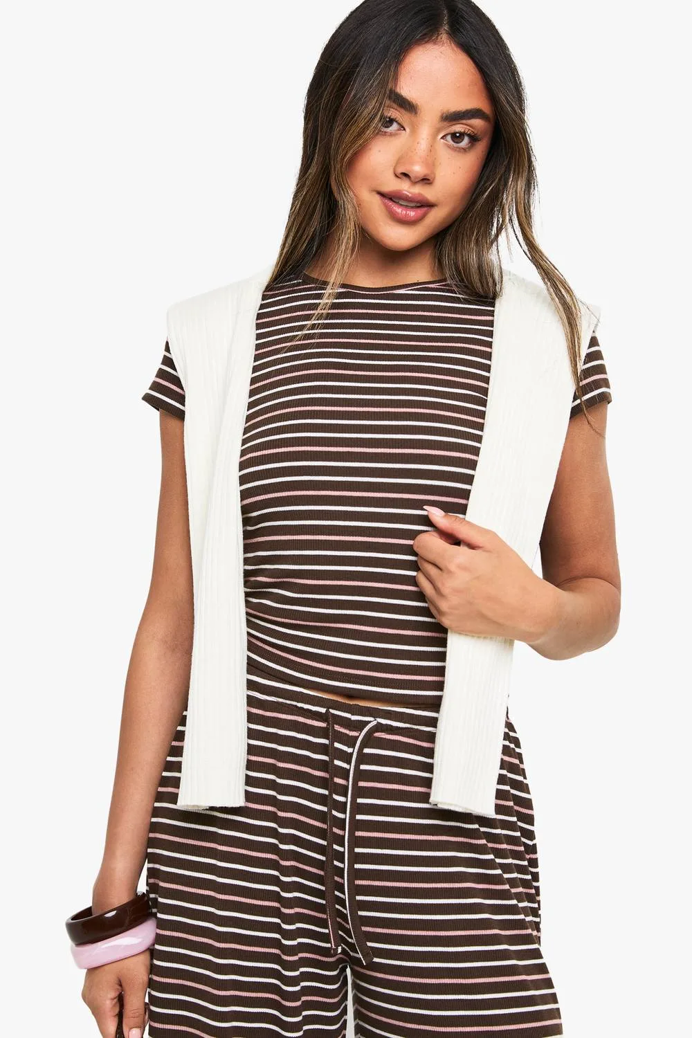 Striped Baby T-Shirt by boohoo