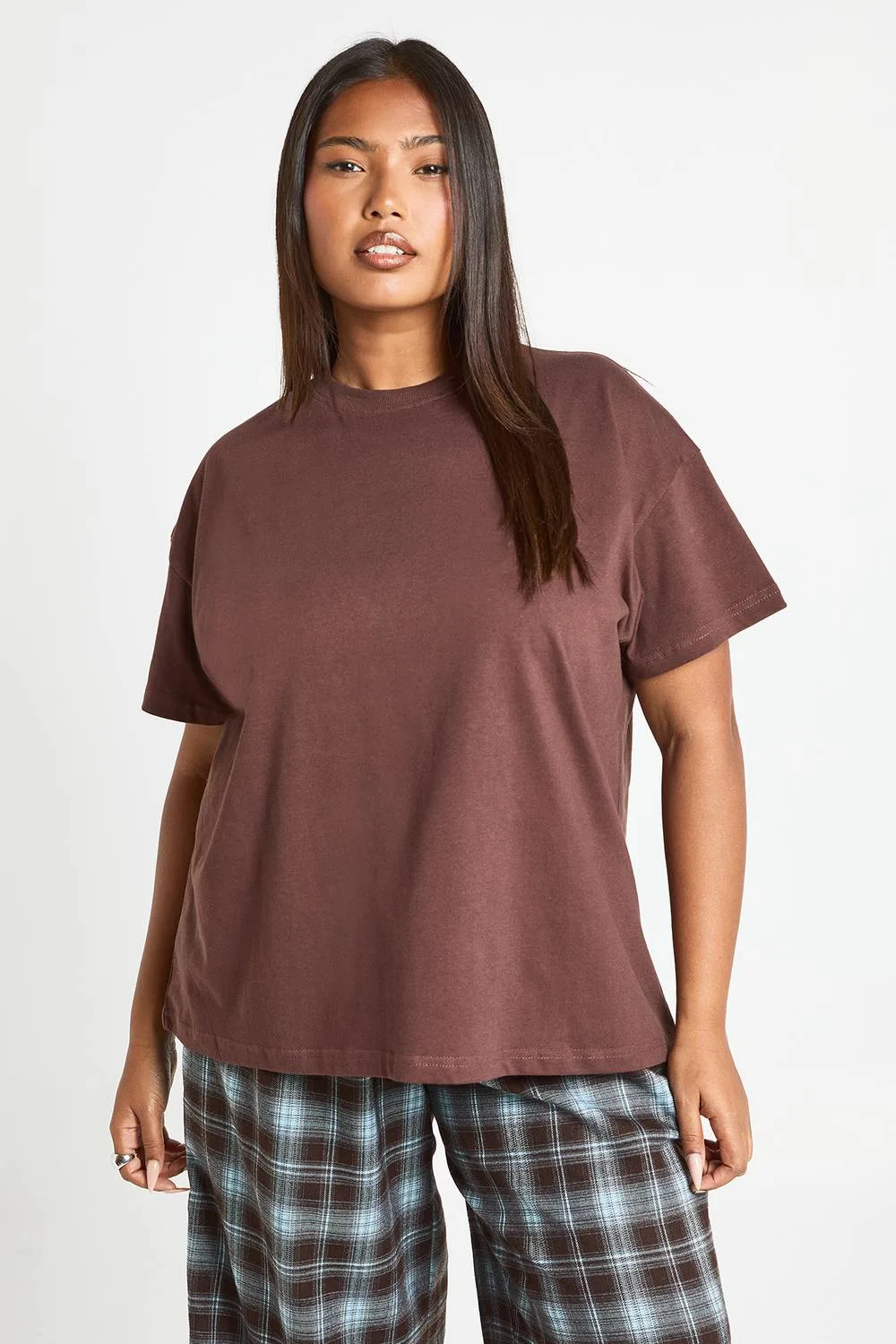 Basic Oversized Short Sleeve T-Shirt by boohoo
