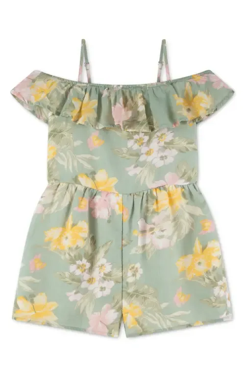 Cold Shoulder Cotton Romper by abercrombie kids