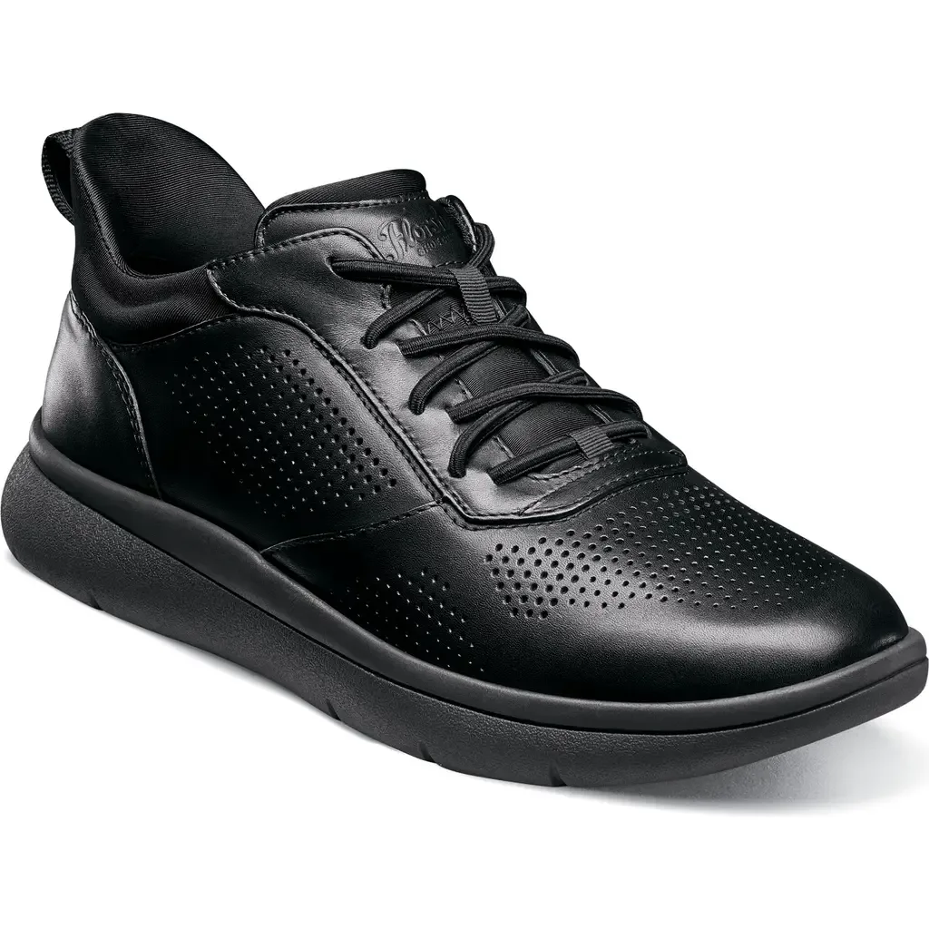 Fleet Perforated Toe Elastic Lace Sneaker