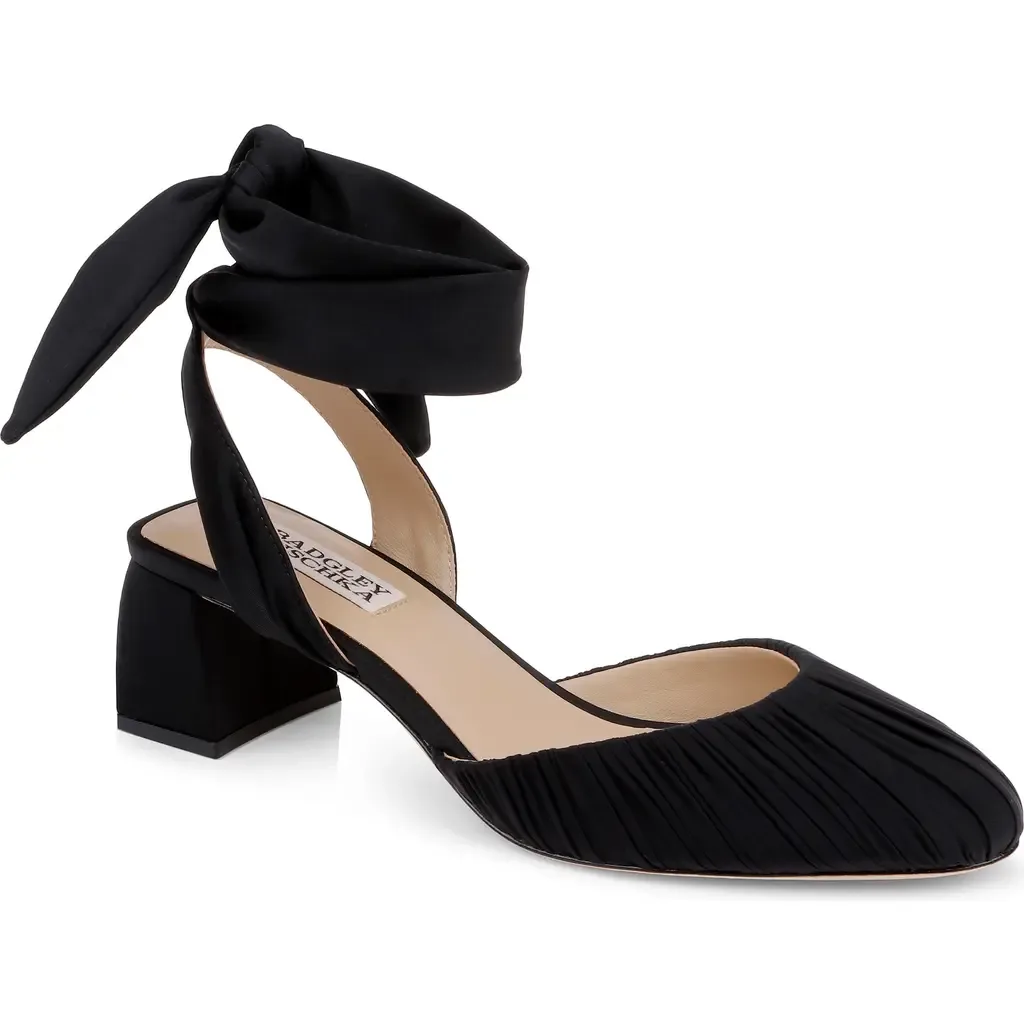 Ofelia Ankle Tie Pump by BADGLEY MISCHKA