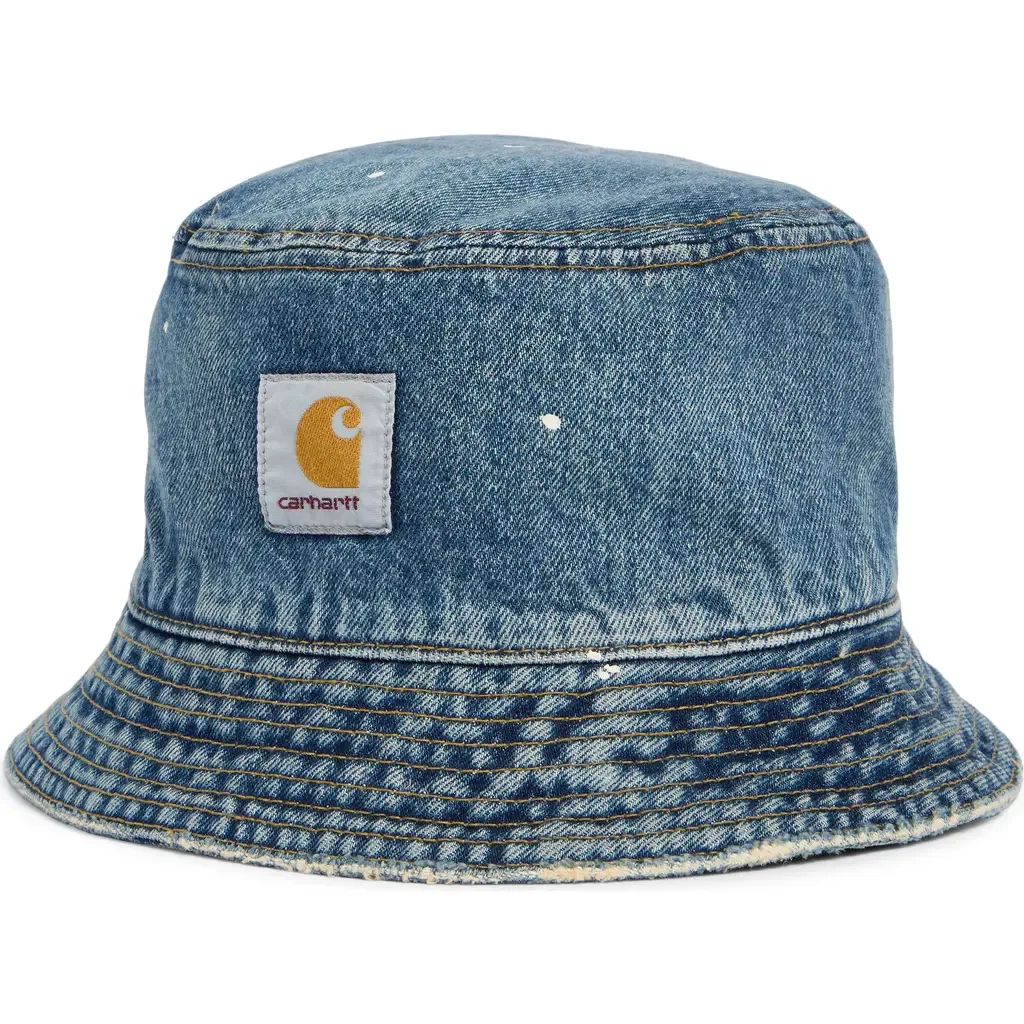 Belmar Cotton Denim Bucket Hat by Carhartt Work In Progress