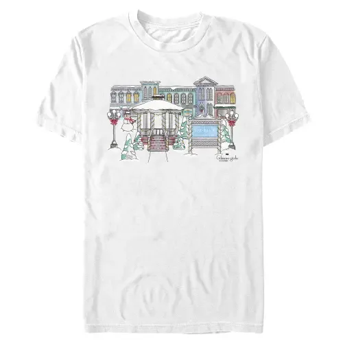 Holiday in Stars Hollow Logo Short Sleeve Graphic T-Shirt by Gilmore Girls