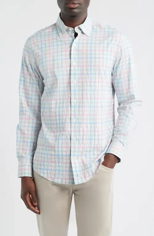 Bingham Tattersall Check Everyday Performance Button-Down Shirt by johnnie-O