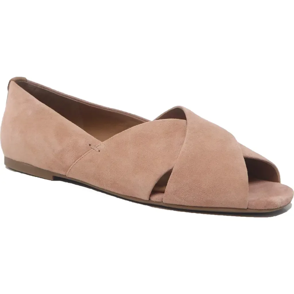 Whoebe Flat in Mocha Suede by Gentle Souls