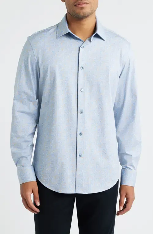 Jimmy OoohCotton® Abstract Print Button-Up Shirt by Bugatchi