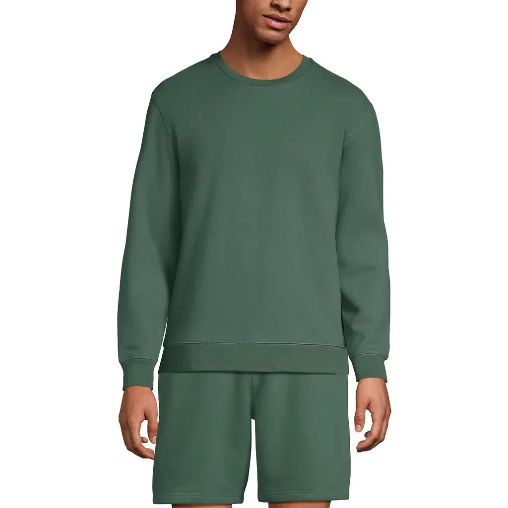 Long Sleeve Serious Sweats Crewneck Sweatshirt by Lands' End
